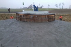Fundament pod PowerWind pw56 Piątkowo Listopad 2011