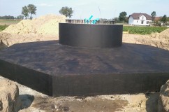 Fundament pod dwa Enercony E40 Lubień kujawski
